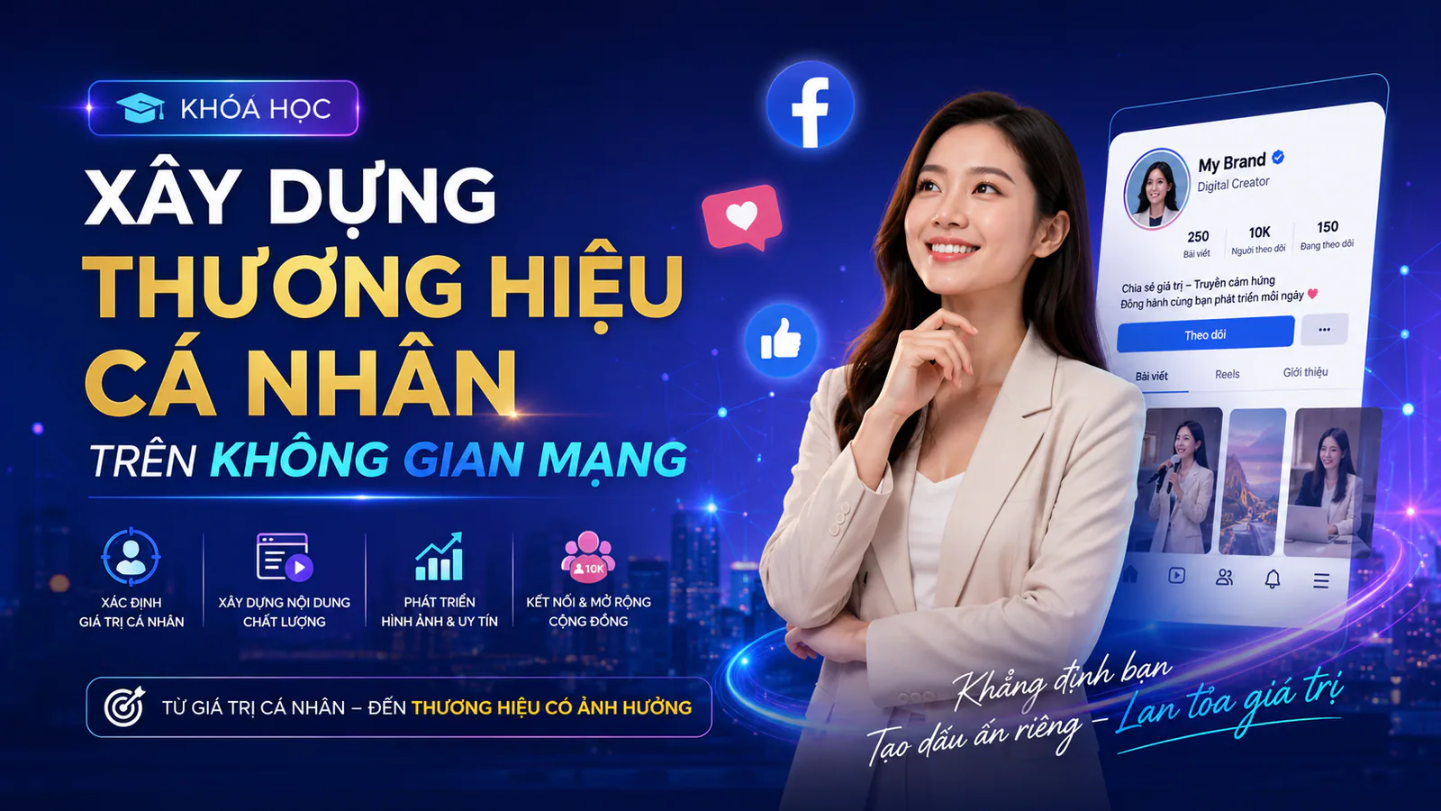 Xây Dựng Thương Hiệu Cá Nhân Trên Không Gian Mạng