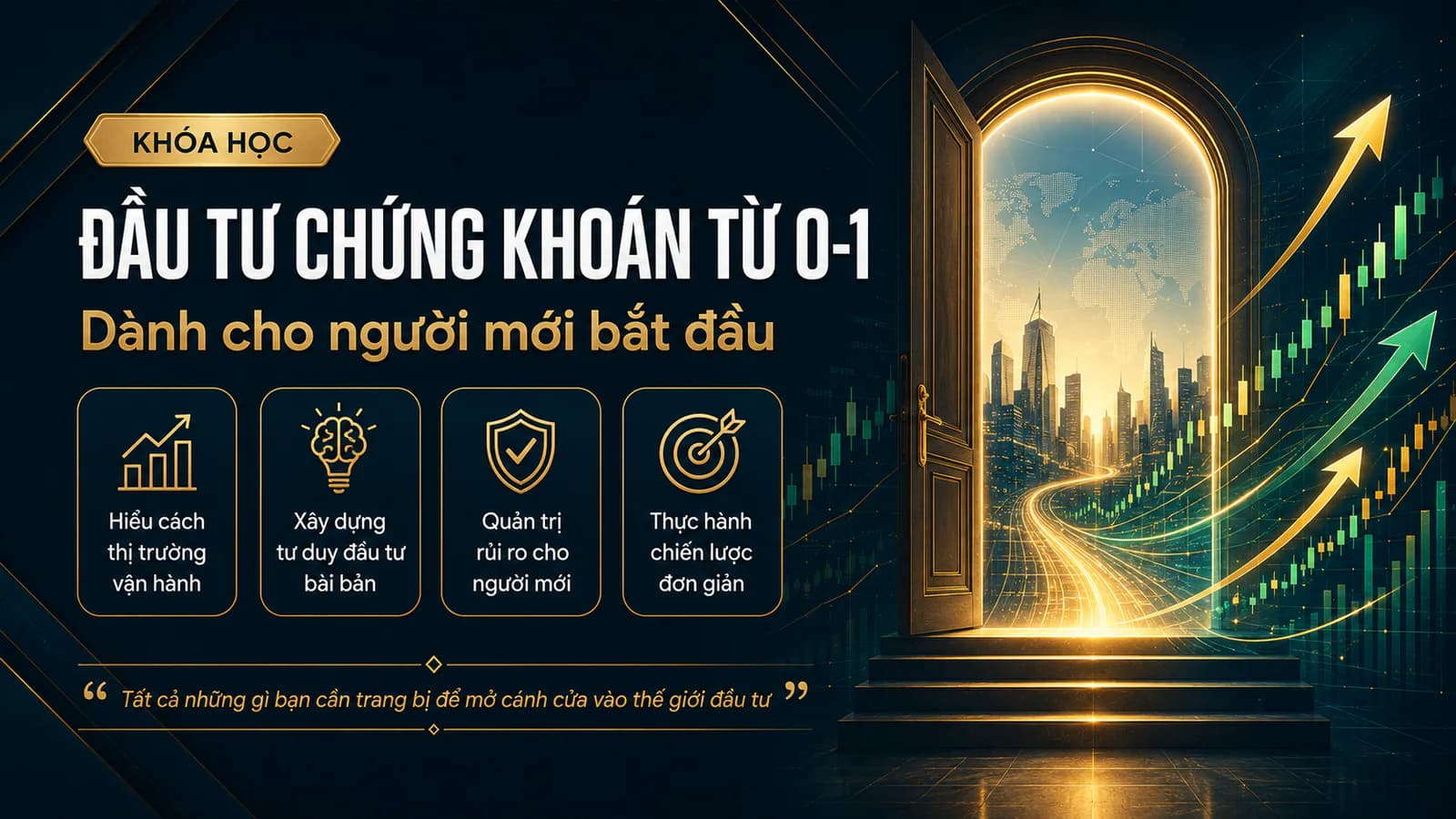 Khóa học đầu tư chứng khoán từ 0-1